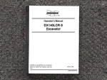 Doosan Excavator DX140LCR-5 Operator Owner Maintenance Manual. Fixed Price $122.82.