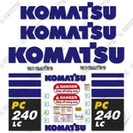 Fits Komatsu PC240LC-10 Kit Excavator Decals Stickers. Fixed Price $274.95.