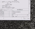 Skyjack SJ519TH Telehandler Hydraulic Schematic Diagram Manual. Fixed Price $113.58.