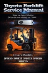 Toyota Forklift 5FBE10 5FBE13 5FBE15 5FBE18 5FBE20 Service Repair Manual. Usb. Fixed Price $13.99.