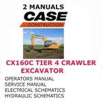 Case CX160C Tier 4 Crawler Excavator Manual Shop Service Repair Pdf. Fixed Price $35.00.