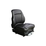 Low Back Seat, Black Vinyl W/ Air Suspension Fits Caterpillar. Fixed Price $1343.10.
