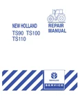 New Holland TS90, TS100, TS110 Tractors Service Manual 86572172 Pdf Usb. Fixed Price $49.98.