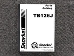 Snorkel TB126J Boom Lift Parts Catalog Manual. Fixed Price $120.50.