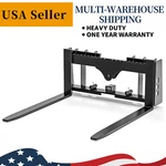48" 4000LBS Pallet Fork Frame & Blades Attachment Skid Steer Kubota Bobcat. Fixed Price $654.54.