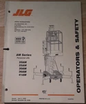 Jlg 20AM 25AM 30AM 36AM 41AM Man-lift Operation & Maintenance Manual Book. Fixed Price $39.99.