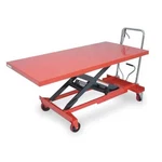 Dayton 4ZC18 Scissor Lift Cart, 1000 Lb. Cap, 31-1/2"W, 63"L. Fixed Price $1264.99.