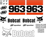 963 Replacement Decals Kit / Sticker Set Skid Loader Steer Fits Bobcat. Fixed Price $64.99.