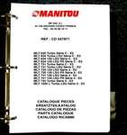 Manitou MLT741 120 Lsu Ps Series 3-E2 Telehandler Parts Catalog Ref: Cd 547971. Fixed Price $113.58.