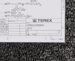 Terex LRT110 Rough Terrain Crane Hydraulic Schematic Diagram Manual. Fixed Price $120.50.
