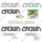 Fits Crown SC5225-30 Decal Kit Forklift 7 Year Outdoor 3M Vinyl!. Fixed Price $84.95.