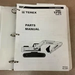 Terex Excavator Parts Manual Book Catalog List Guide, 17TXC175LC-1PM. Fixed Price $99.99.