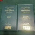 Set Of 2 Pga Tour Partners Club Vhs Golf Game Improvement Training Aids Videos. Fixed Price $11.50.