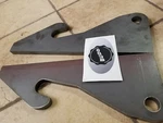 Branson Tractor Lift Blanks Hooks Weld Bucket Forks 3/4" Thick (2) Budd. Fixed Price $249.00.