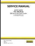New Holland L213 L216 Skid Steer Loader Complete Service Manual 47712044 Pdf/usb. Fixed Price $49.99.