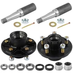 (pack Of 4) On 5" Trailer Axle Kit For 3500LBS Idler Hub #84 Spindles W/seals. Fixed Price $93.98.