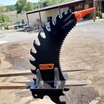 31 Inches Long Mini Excavator Ripper/saw 1" Tine AR400 Steel Overall 40''. Fixed Price $1699.00.