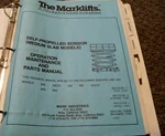 Industries 25GTD Marklift Scissor Parts Operator & Maintenance Manual. Fixed Price $132.16.