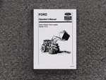 Ford New Holland 7413 Series 7840 8240 8340 Farm Loader Owner User Manual. Fixed Price $147.77.
