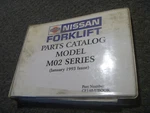 Nissan CYM02L20S CYM02L25S CYGM02L25S Forklift Truck Parts Catalog Manual Xz. Fixed Price $127.85.