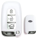 Exact Fit Glossy White Remote Smart Key Shell Holder Cover For Hyundai Kia. Fixed Price $11.09.