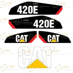 Fits 420E Caterpillar Backhoe Loader Replacement Decals. Fixed Price $130.07.