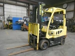 2016 Hyster S60FT, 6,000#, 6000# Cushion Tired Forklift W/ Stage Mast, Ss. Fixed Price $7885.00.