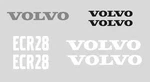 Decal Kit Volvo ECR28 Sticker Set Excavator ECR38. Fixed Price $50.00.