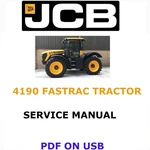Jcb 4190 Fastrac Tractor Service Repair Shop Manual Pdf Usb. Fixed Price $25.00.