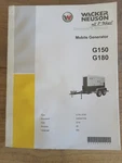 New Wacker Neuson G150 G180 Mobile Generator Owner Operator User Manual. Fixed Price $135.30.