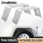 Single Axle Trailer Square Fender 14-16 Inch Wheels Diamond Plate Steel. Fixed Price $61.99.
