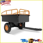 750 Lbs Dump Trailer Tow Behind Cart 15 Cu. Ft. Steel With Removable Sides. Fixed Price $169.09.