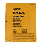 Komatsu PC200-6 200LC-6 PC210LC-6 220LC-6 PC250LC-6 Service Manual # CEBMX20601. Fixed Price $114.22.