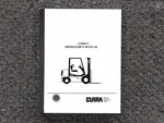 Clark Forklift C20SCL Operator Owner Maintenance Manual. Fixed Price $141.65.