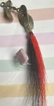 Shimmy Wiggler Shot Spinner Lure 1/4OZ Silver Red Black Skirt 3IN Bass. Fixed Price $69.99.
