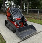 Power ATS-T460 Compact Tracked Mini Skid Steer Loader, Bucket, 23HP, Ce. Fixed Price $8048.00.