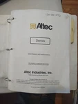 Altec Derrick Digger Maintenance Parts Manual Oem D842/ 45, D945 Printed 1999. Fixed Price $70.00.