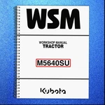 Kubota M5640SU Workshop Manual Wsm - Steel Wire Secured Strong Covers. Fixed Price $43.77.