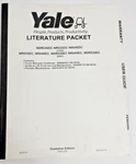 Yale Literature Packet C295/E861, Guide Maintenance And Diagrams 2019 Book. Fixed Price $39.95.