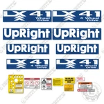 Fits Upright LX41 Decal Kit Scissor Lift Replacement Stickers - 7 Year 3M Vinyl!. Fixed Price $194.95.
