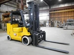 2021 Caterpillar GC55K, 12,000#, 12000# Cushion Tired Forklift W/ 3 Stage, Ss&fp. Fixed Price $28885.00.