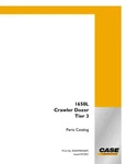 Case 1650L Tier 3 Crawler Dozer Parts Catalog. Fixed Price $77.00.