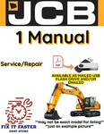 Jcb Jz 141 Tracked Crawler Excavator Service Repair Shop Manual Pdf Usb. Fixed Price $30.00.