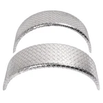 2-PACK 14 Gauge Aluminum Diamond Plate Round Trailer Cargo Fender 9" X 31" 15". Fixed Price $108.00.