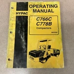 Hypac C766C 778B Compactor Operating Operation Maintenance Manual Vib. Roller. Fixed Price $29.99.