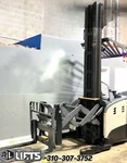 Crown RMD6095S-32 Standup Electric Double Deep Reach Truck Forklifts 442" Mast. Fixed Price $69950.00.