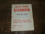 Kubota 1200 Loader For L-225DT L-245 Tractors Operator Maintenance Manual. Fixed Price $128.31.