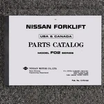 Nissan PF02A20V Forklift Truck Parts List Catalog Manual Book Series. Fixed Price $139.30.