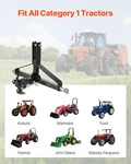 3 Point Trailer Hitch With 2 Receiver, Massey Ferguson. Fixed Price $133.20.