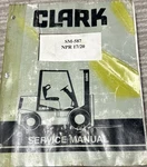 Genuine Original Clark NPR-17 NPR-20 Forklift Truck Service Shop Manual. Fixed Price $46.75.